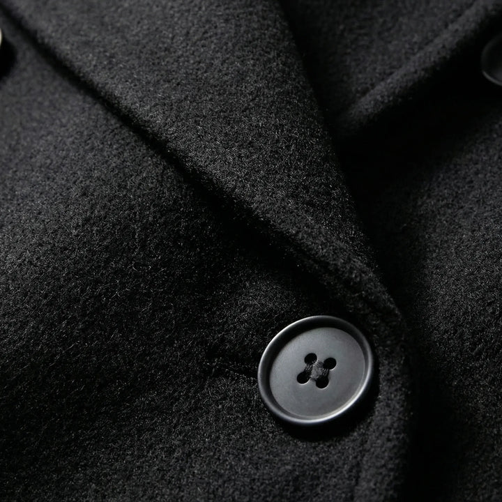 Clareven - Double-Breasted Longline Winter Coat