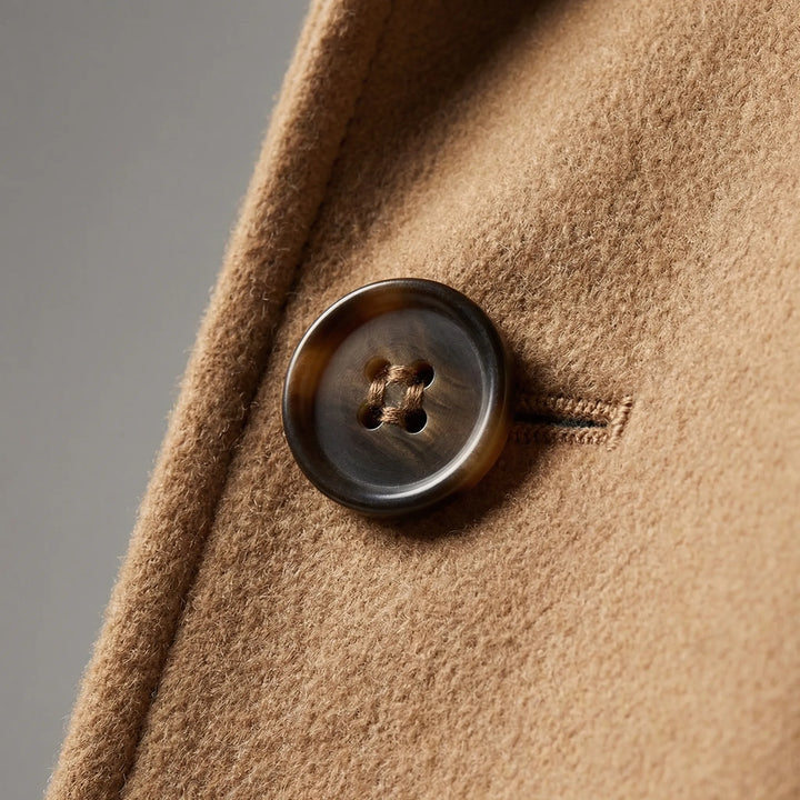 Clarinova - Longline Structured Button-Front Coat
