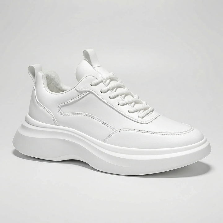 Clarven - Minimalist Low-Top Lace-Up Sneaker