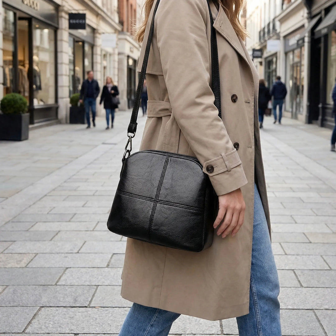 Clarvette - Compact Structured Shoulder Bag