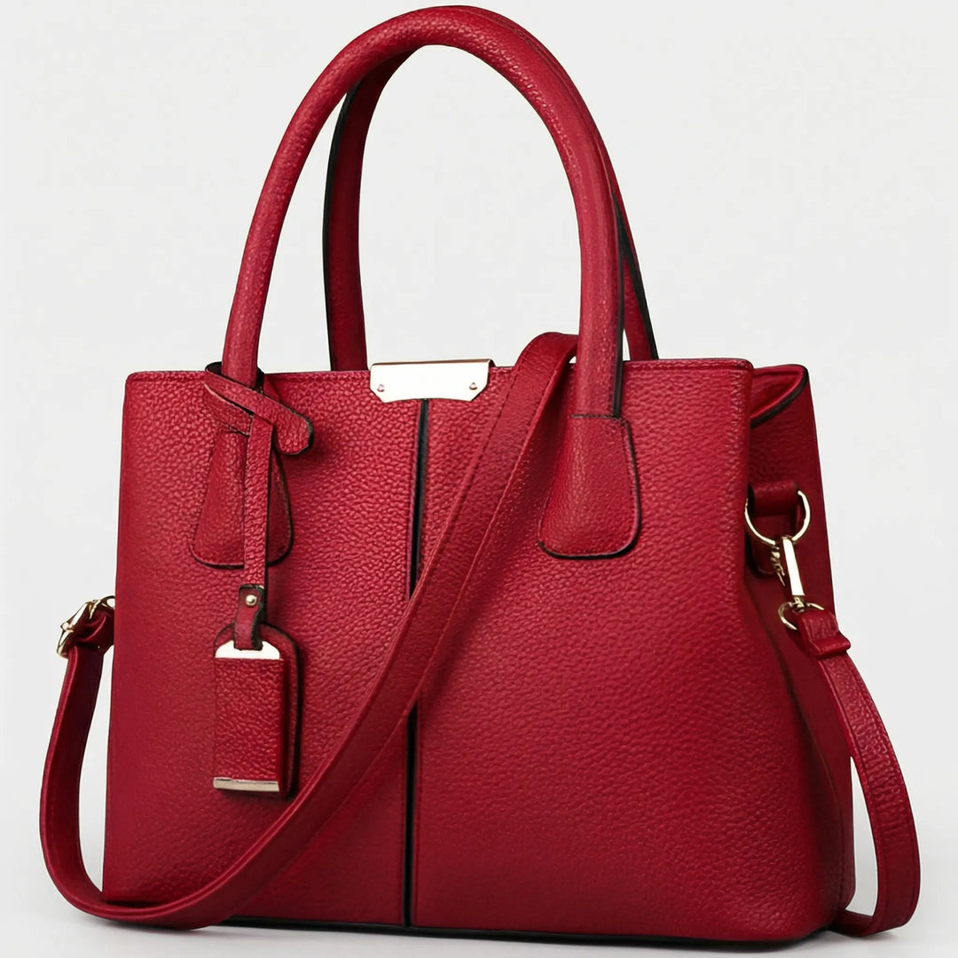 Classeva - Structured Top-Handle Shoulder Bag