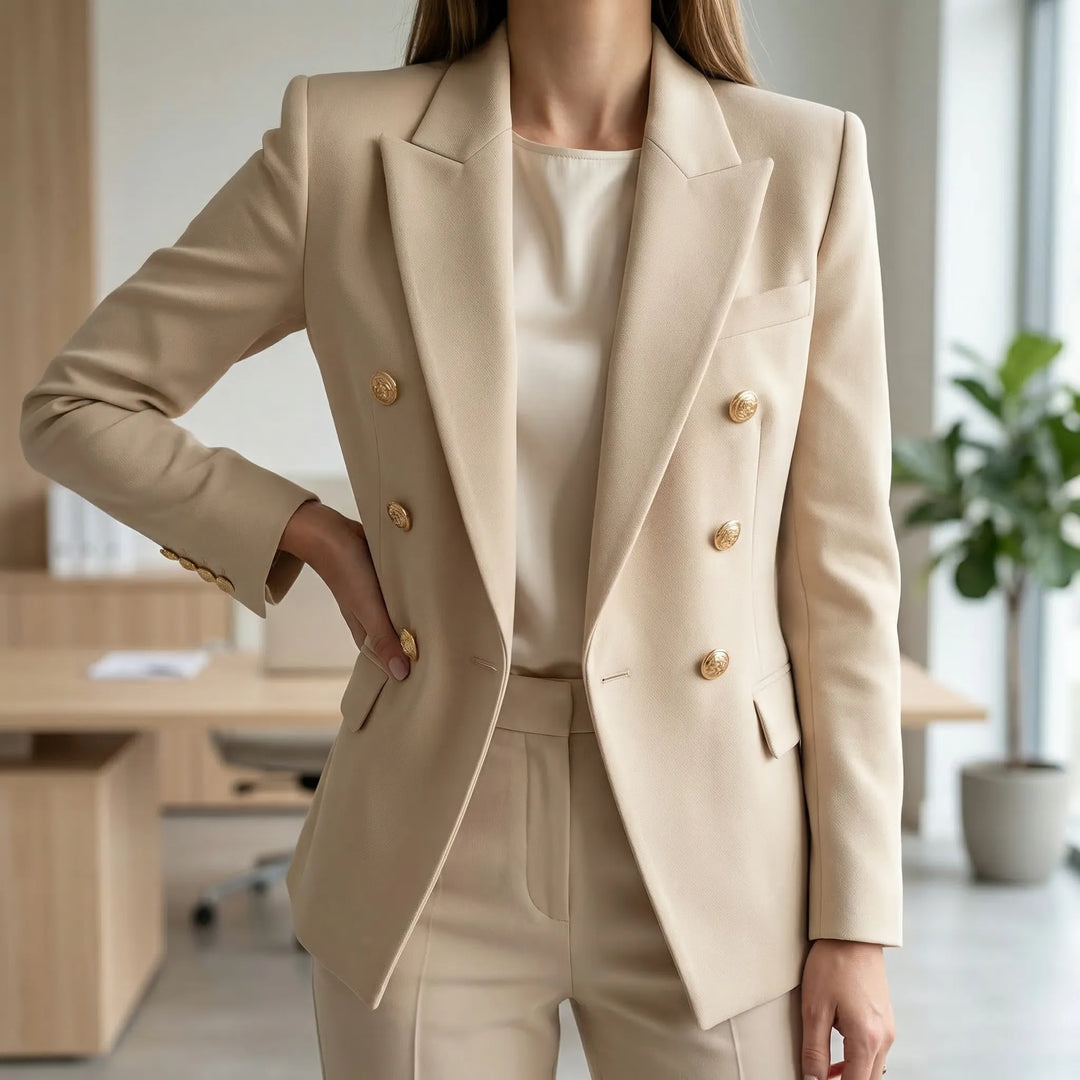Classiqué - Vintage-Inspired Structured Women's Blazer