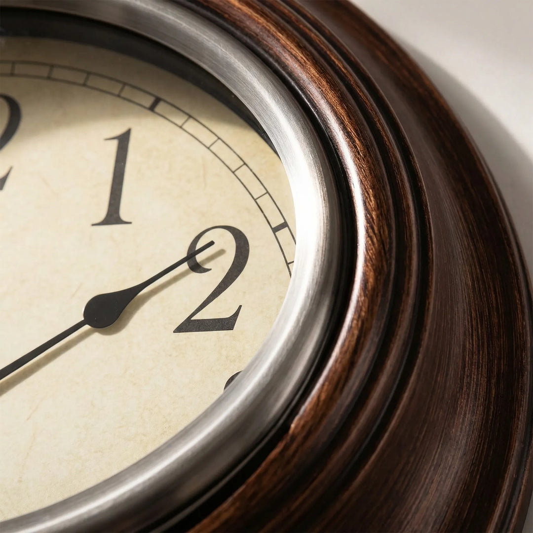 Clockvel - Classic Round Analog Wall Clock