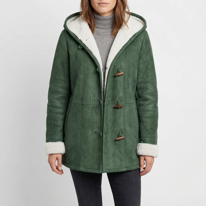 Clovima - Hooded Toggle Closure Women's Jacket