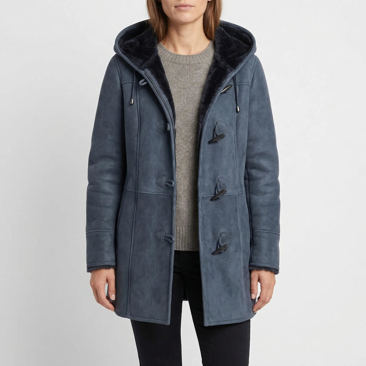 Clovima - Hooded Toggle Closure Women's Jacket