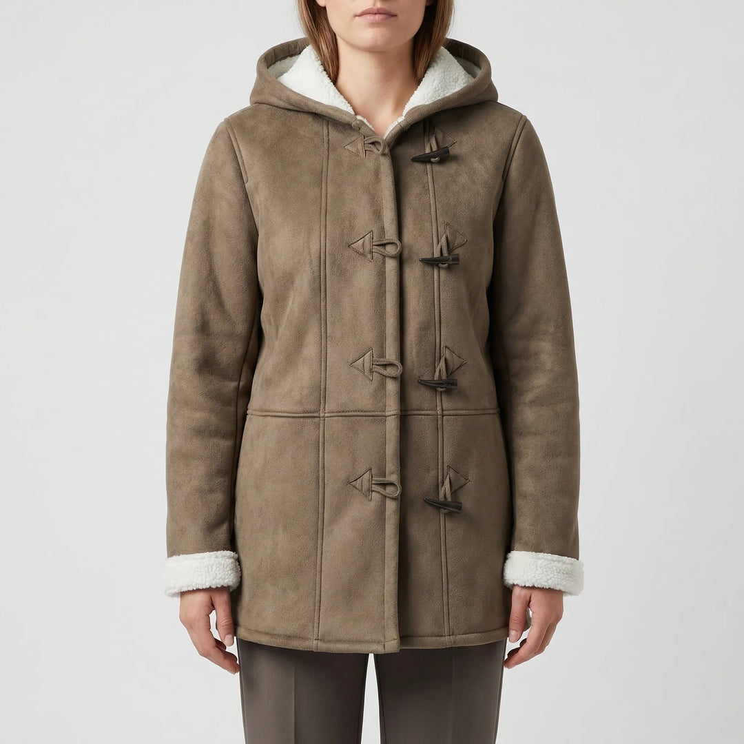 Clovima - Hooded Toggle Closure Women's Jacket