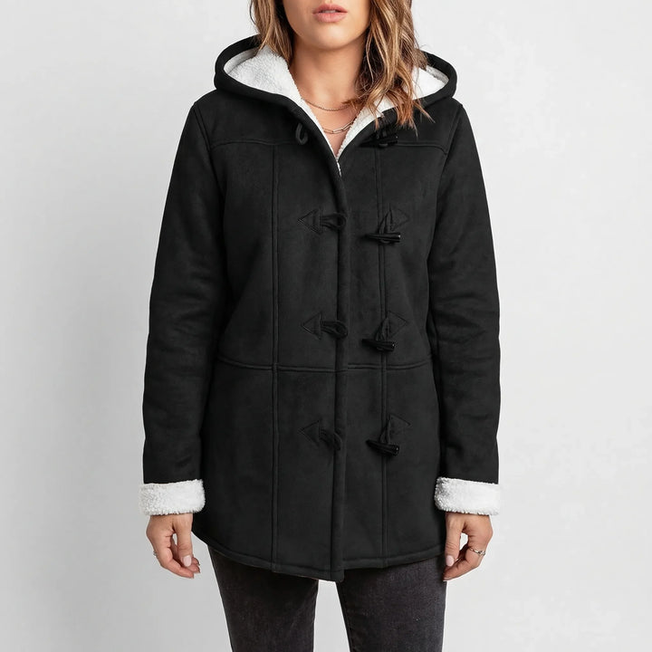 Clovima - Hooded Toggle Closure Women's Jacket