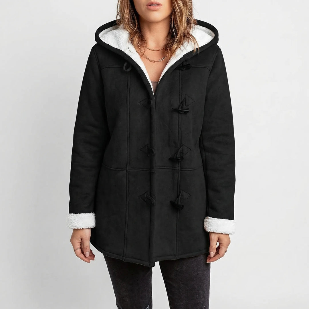 Clovima - Hooded Toggle Closure Women's Jacket