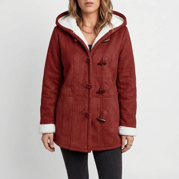Clovima - Hooded Toggle Closure Women's Jacket