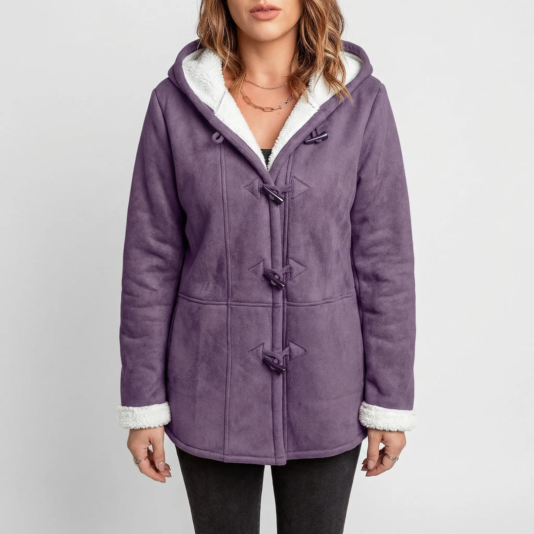Clovima - Hooded Toggle Closure Women's Jacket