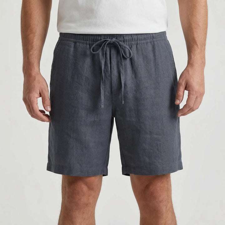 Coastern - Solid Color Drawstring Shorts