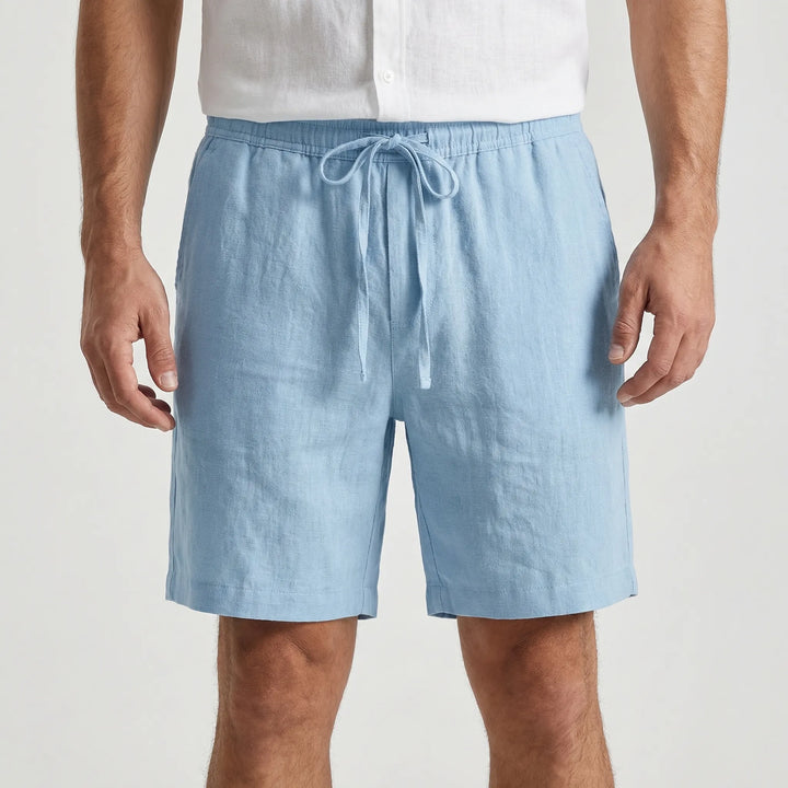 Coastern - Solid Color Drawstring Shorts