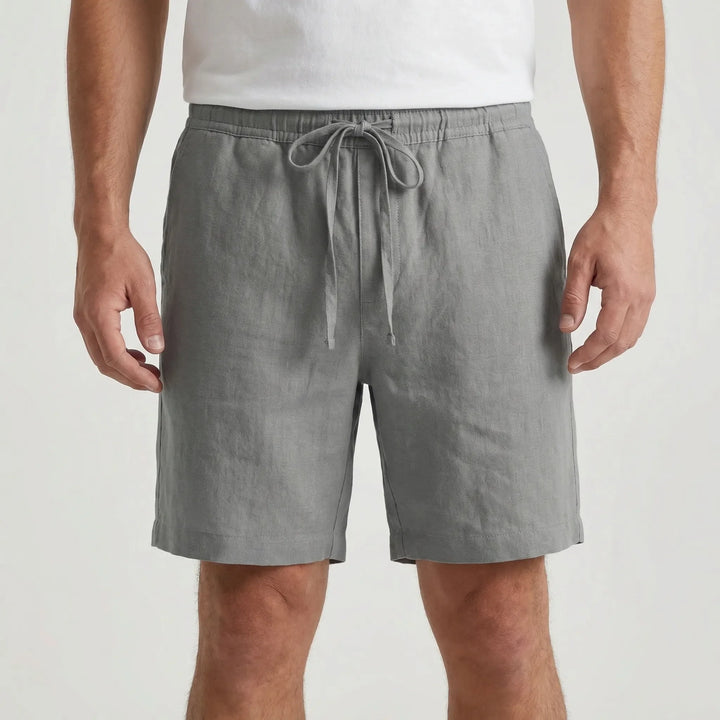 Coastern - Solid Color Drawstring Shorts