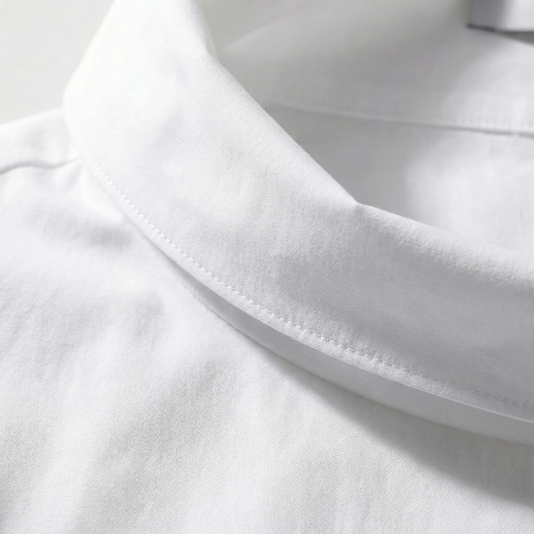 Collova - High Collar Relaxed-Fit Top