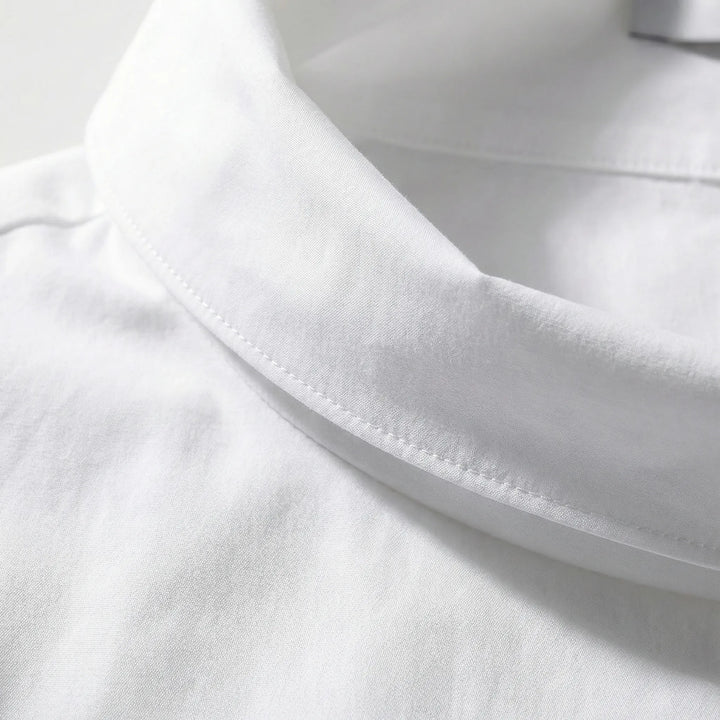 Collova - High Collar Relaxed-Fit Top