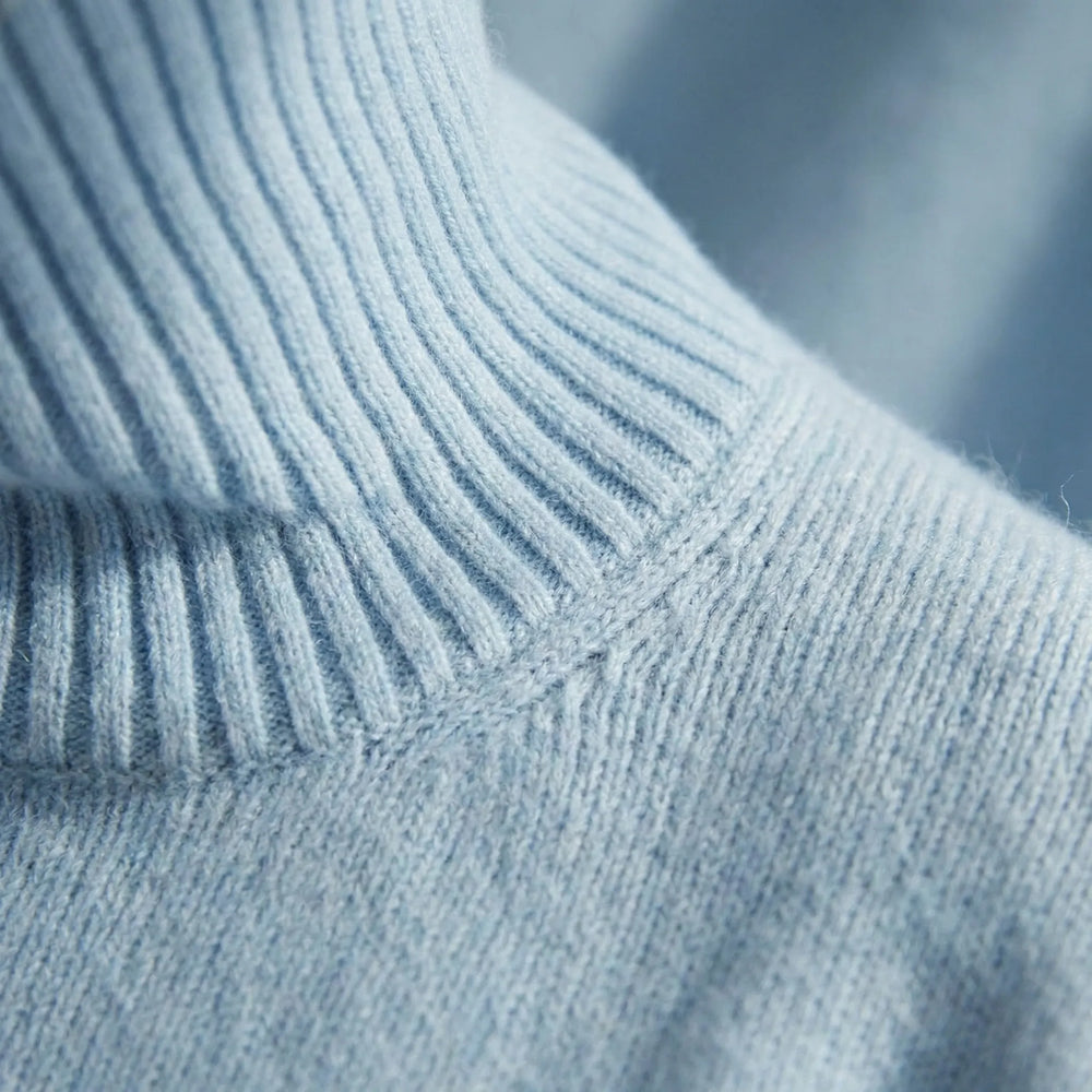 Colvene - Turtleneck Knit Sweater For Women