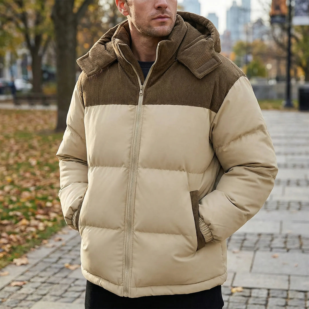 Colvern - Hooded Insulated Men's Puffer Jacket