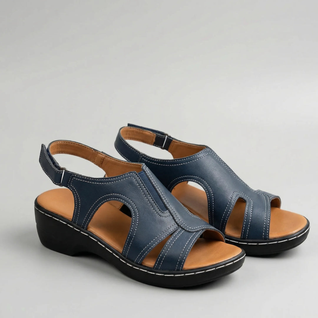 Comfura - Open-Toe Wedge Support Sandal