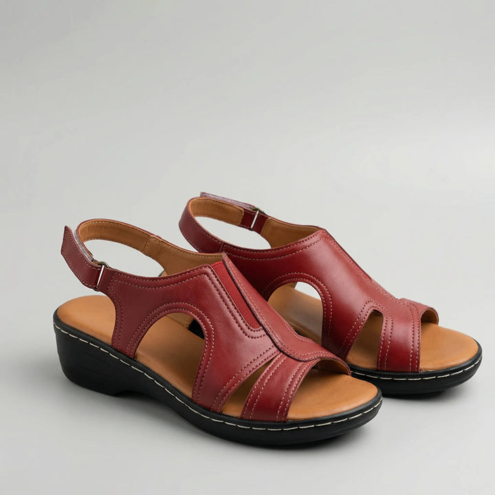 Comfura - Open-Toe Wedge Support Sandal