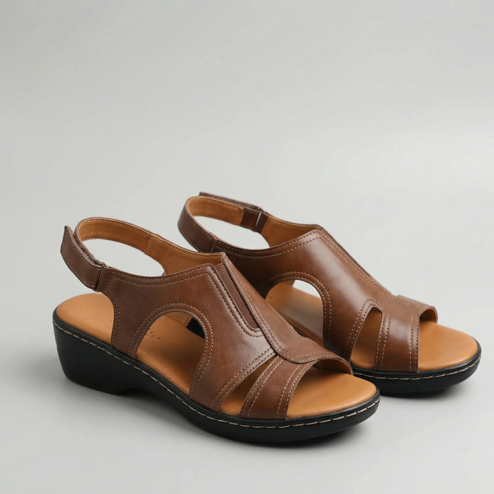 Comfura - Open-Toe Wedge Support Sandal