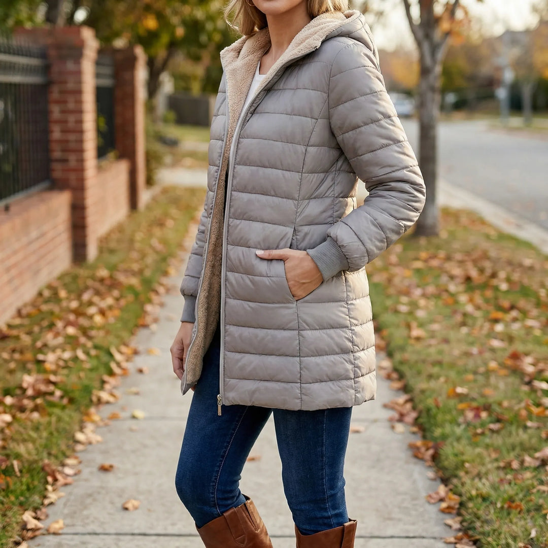 Covrella - Quilted Insulated Casual Winter Jacket