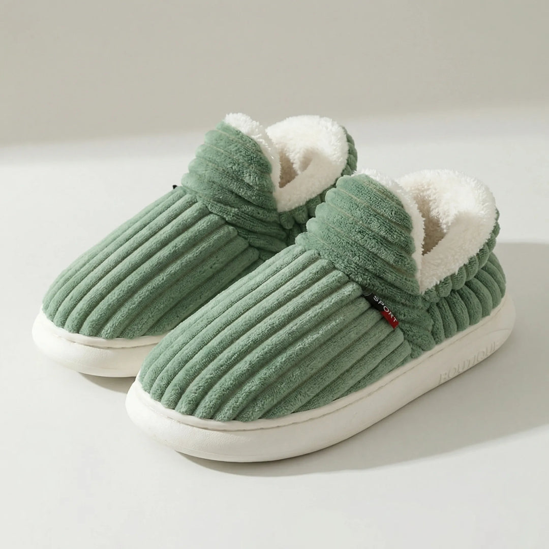Cozirel - Ribbed Slip-On Indoor Slipper