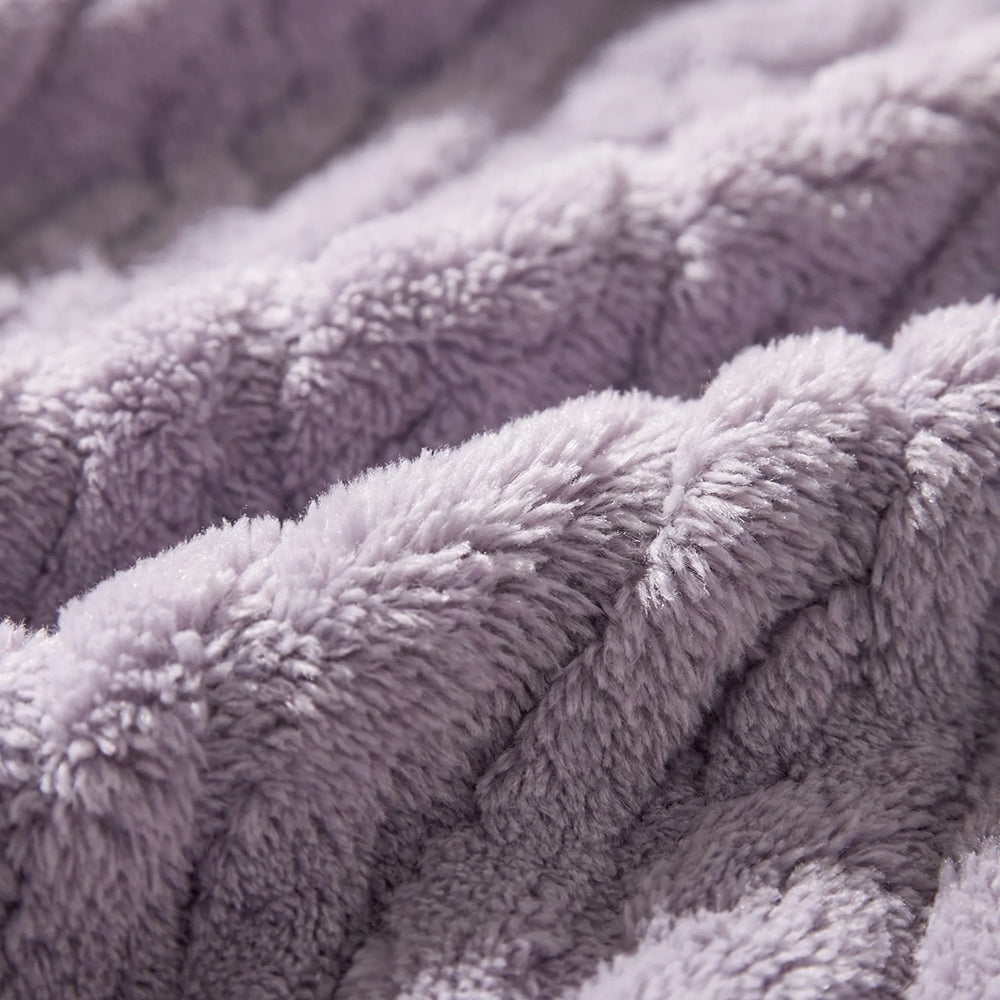 Cozivelle - Zip-Front Fleece Pajama Set