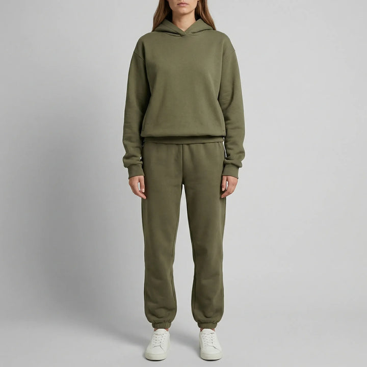 Cozlynx - Hooded Sweatshirt And Jogger Set