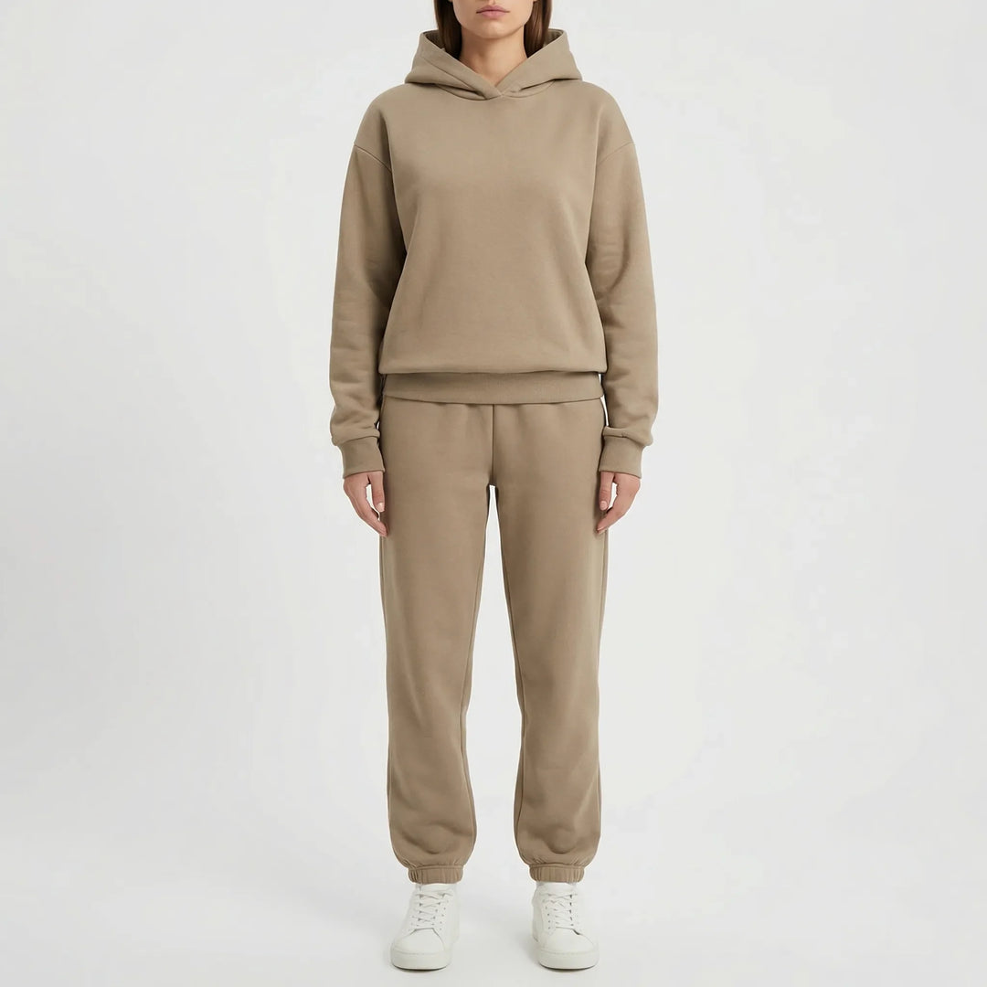 Cozlynx - Hooded Sweatshirt And Jogger Set