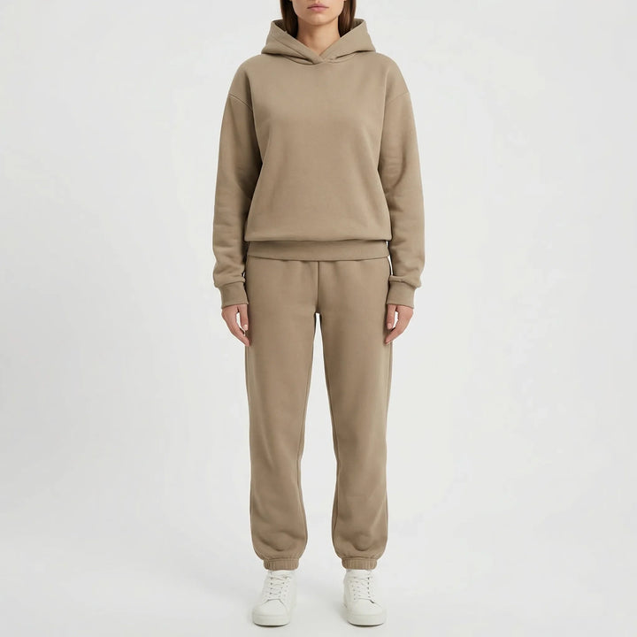 Cozlynx - Hooded Sweatshirt And Jogger Set