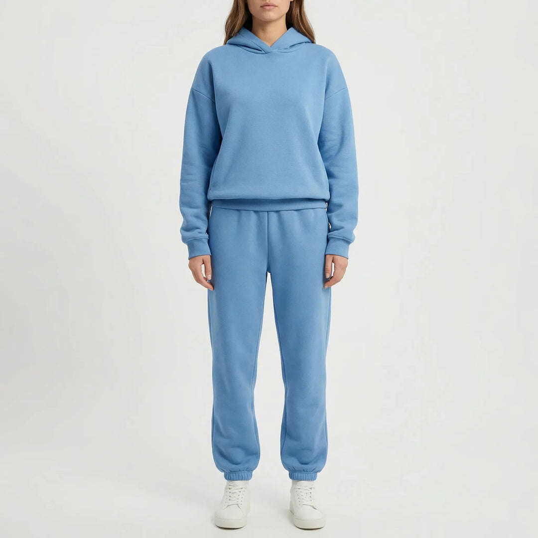 Cozlynx - Hooded Sweatshirt And Jogger Set