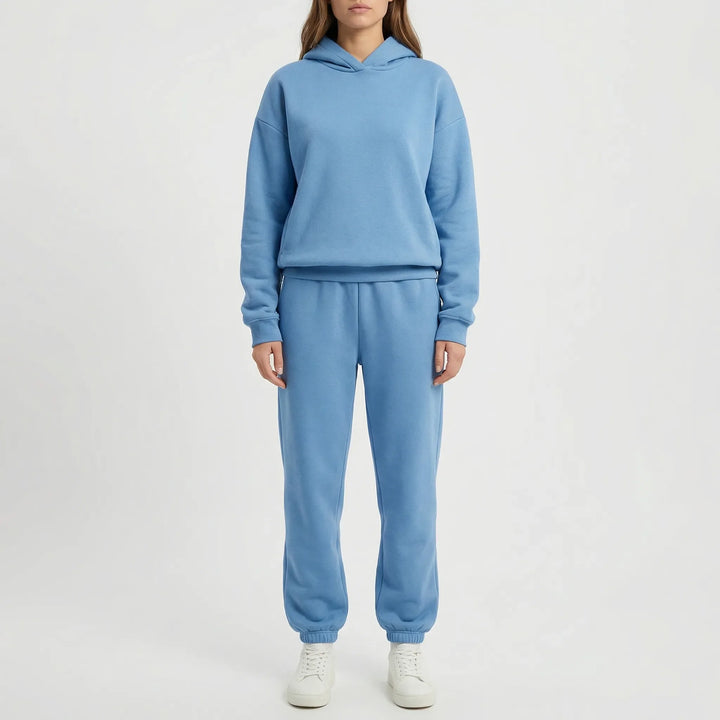 Cozlynx - Hooded Sweatshirt And Jogger Set