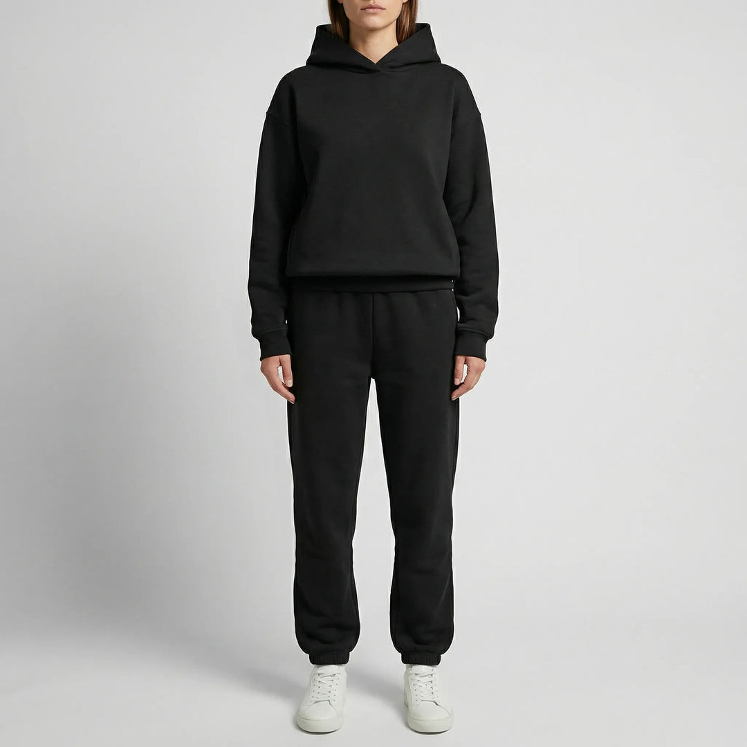 Cozlynx - Hooded Sweatshirt And Jogger Set