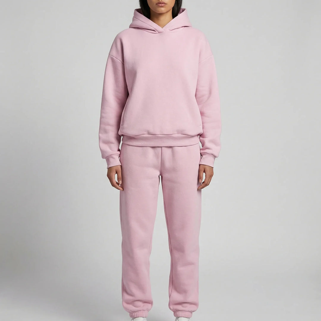 Cozlynx - Hooded Sweatshirt And Jogger Set