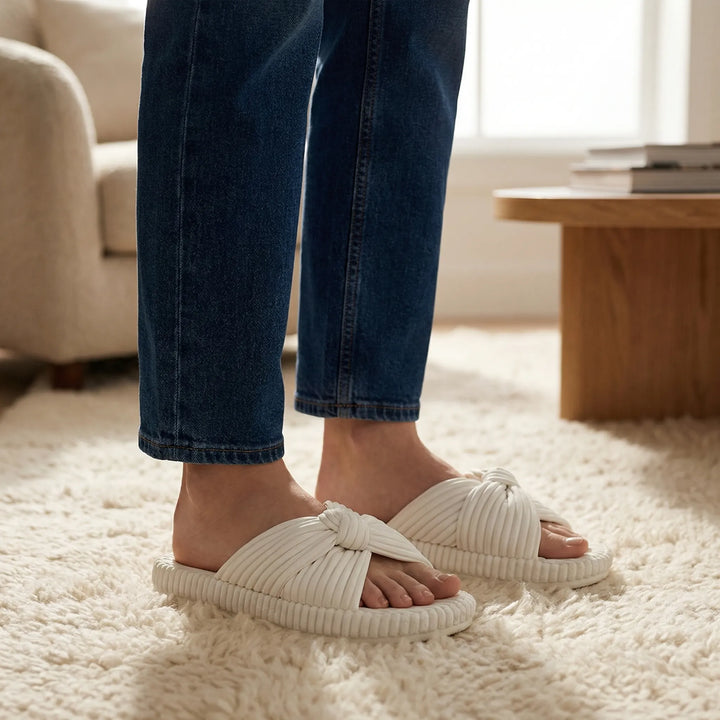 Cozorra - Crossband Slip-On Indoor Slipper