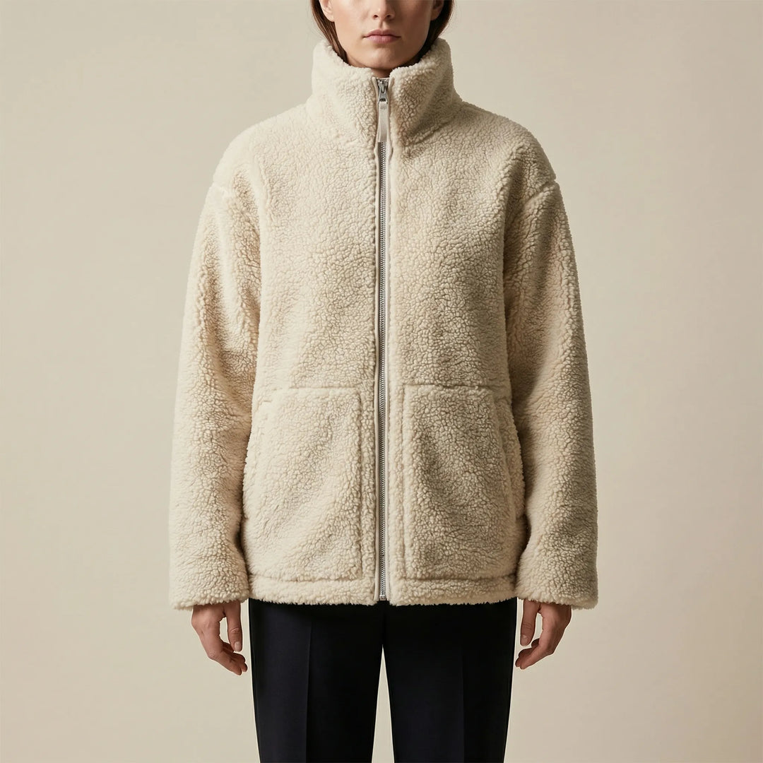 Cozwick - Oversized Stand-Up Collar Jacket