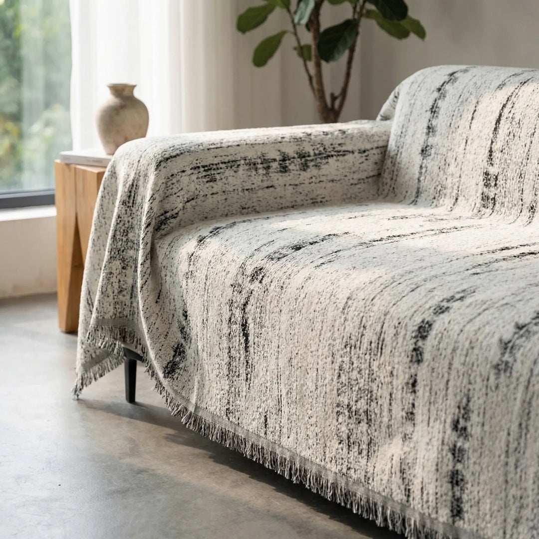 Crestova - Textured Throw-Style Sofa Cover