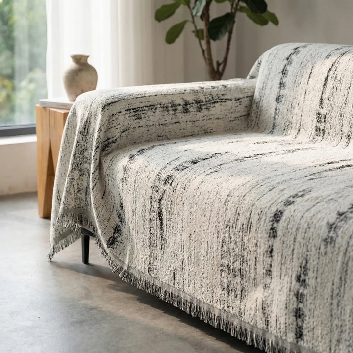 Crestova - Textured Throw-Style Sofa Cover