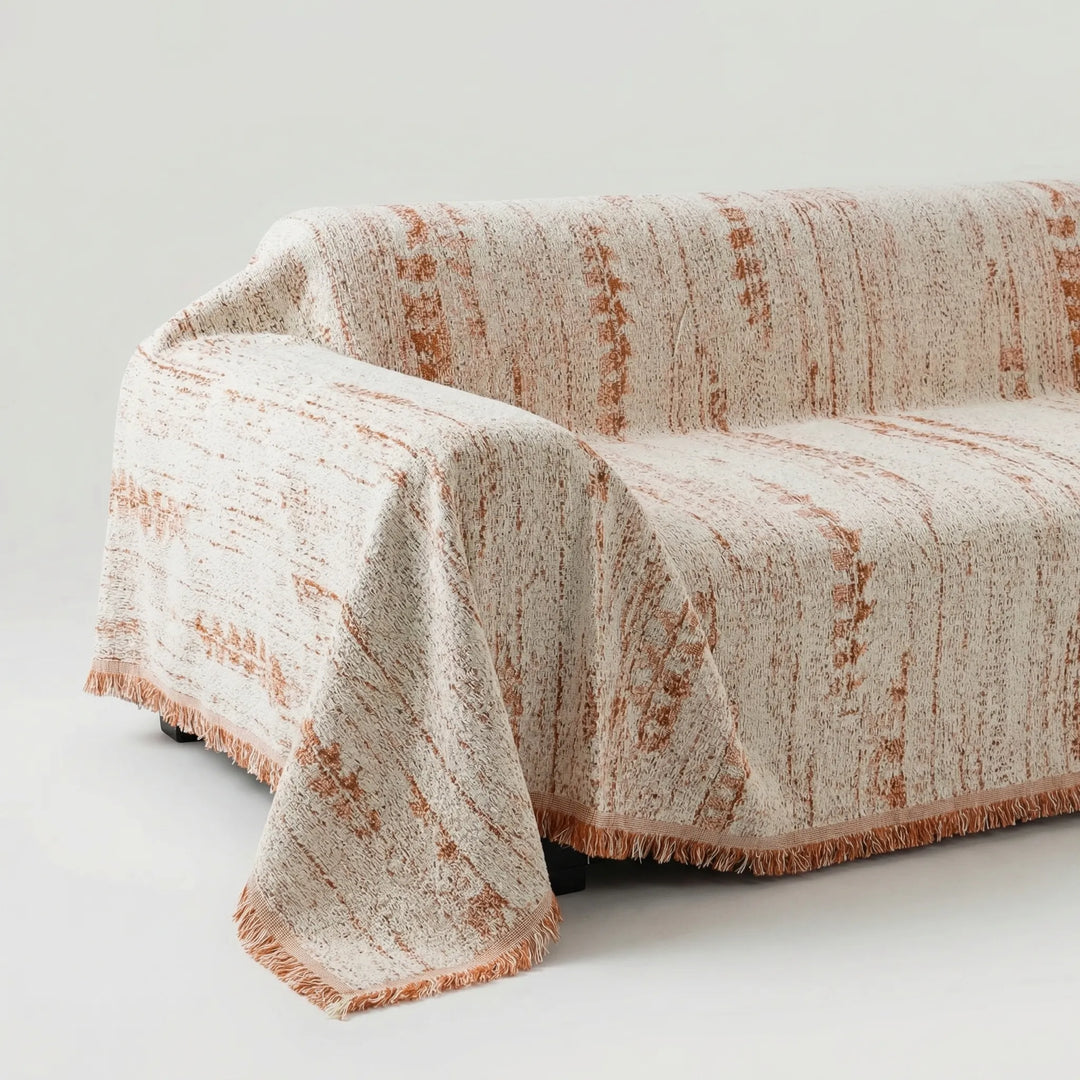 Crestova - Textured Throw-Style Sofa Cover
