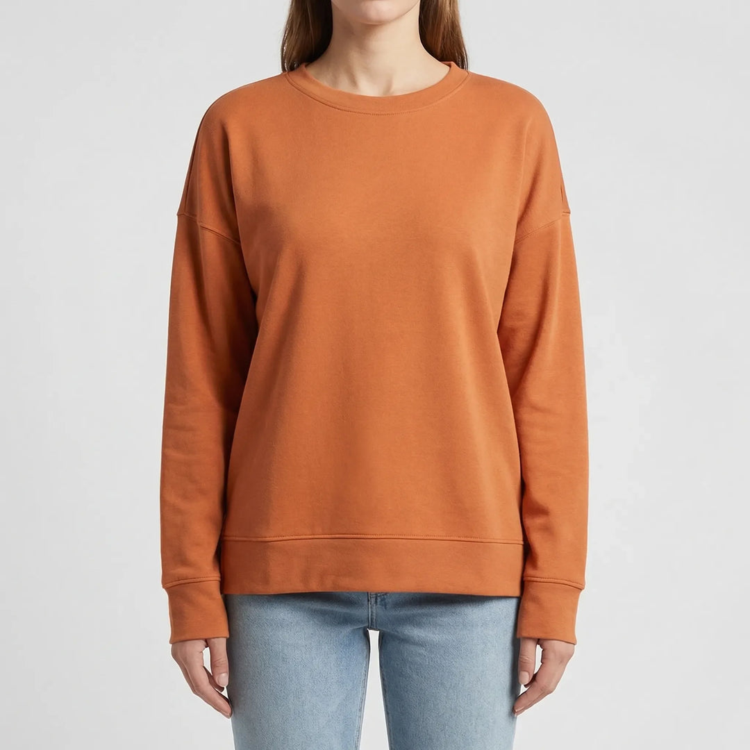 Crewlix - Relaxed Fit Crew Neck Sweatshirt