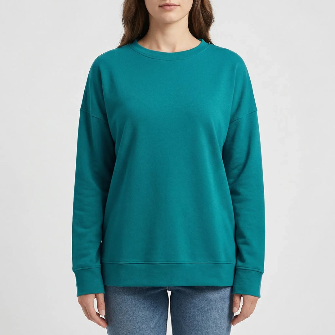 Crewlix - Relaxed Fit Crew Neck Sweatshirt