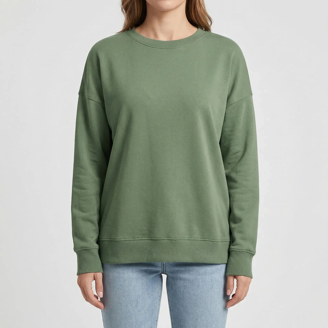 Crewlix - Relaxed Fit Crew Neck Sweatshirt