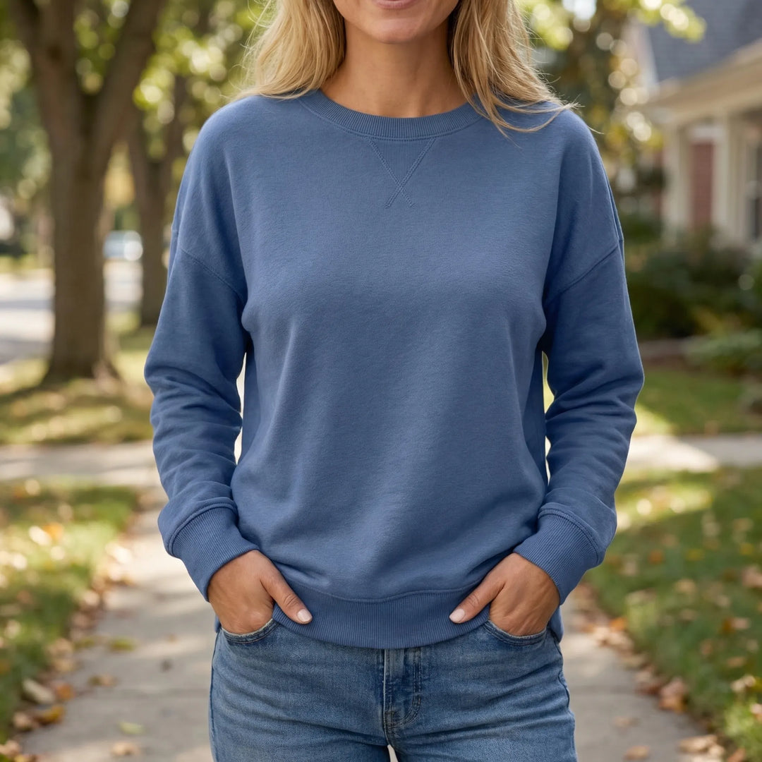 Crewlix - Relaxed Fit Crew Neck Sweatshirt