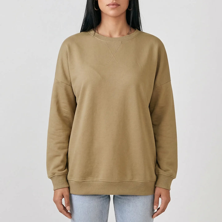 Crewlix - Relaxed Fit Crew Neck Sweatshirt