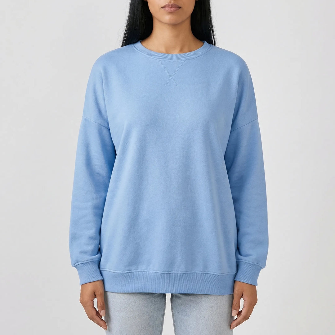 Crewlix - Relaxed Fit Crew Neck Sweatshirt