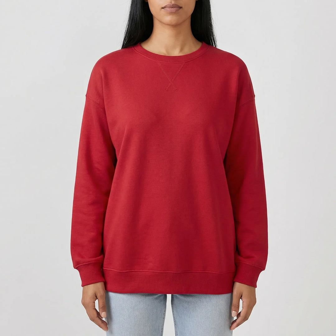 Crewlix - Relaxed Fit Crew Neck Sweatshirt
