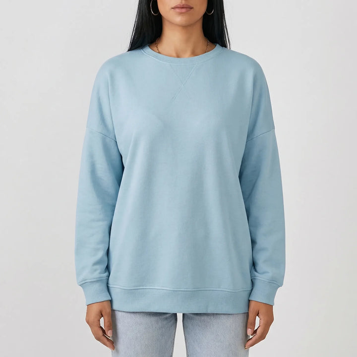 Crewlix - Relaxed Fit Crew Neck Sweatshirt