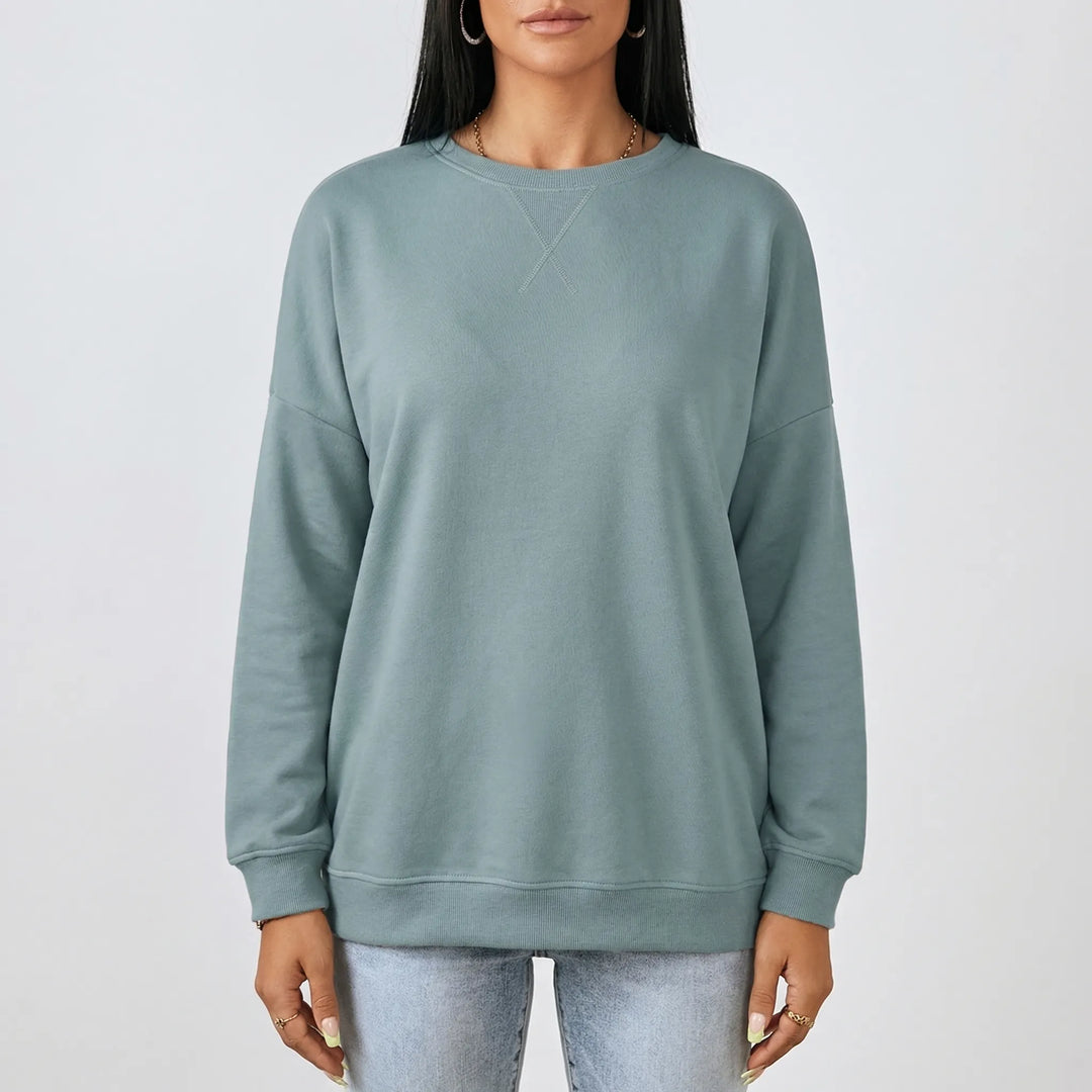 Crewlix - Relaxed Fit Crew Neck Sweatshirt
