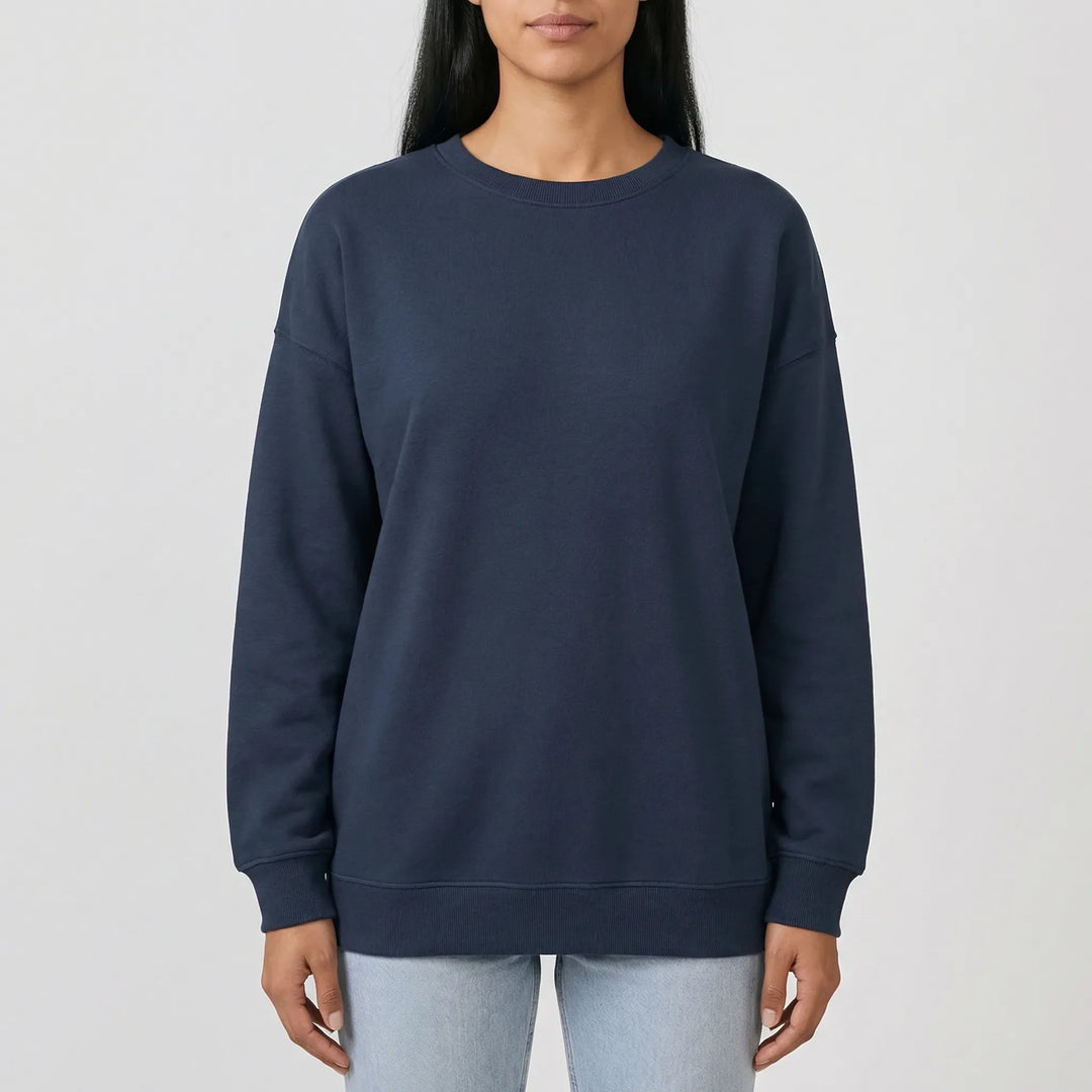 Crewlix - Relaxed Fit Crew Neck Sweatshirt