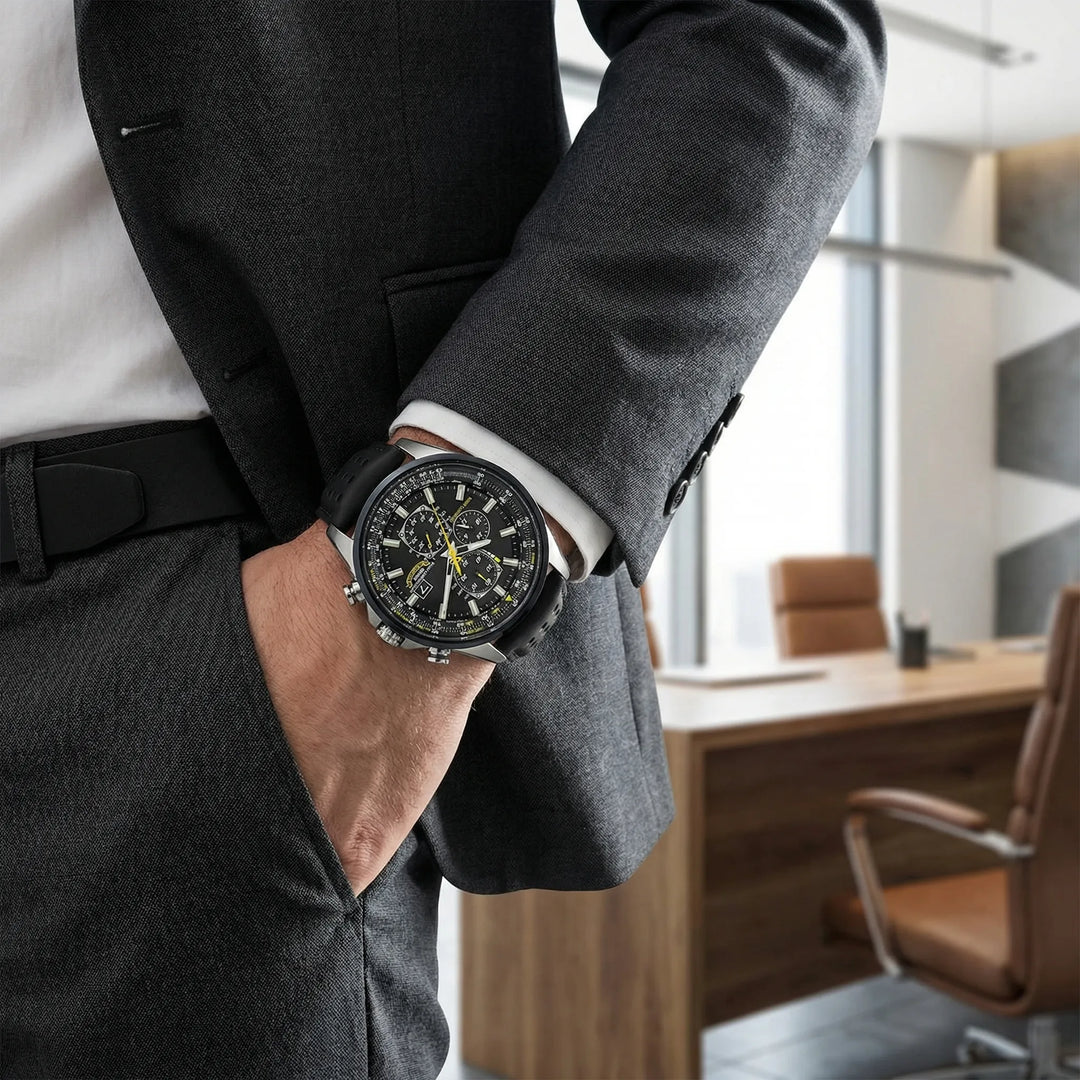Cronavex - Classic Quartz Chronograph Dress Watch